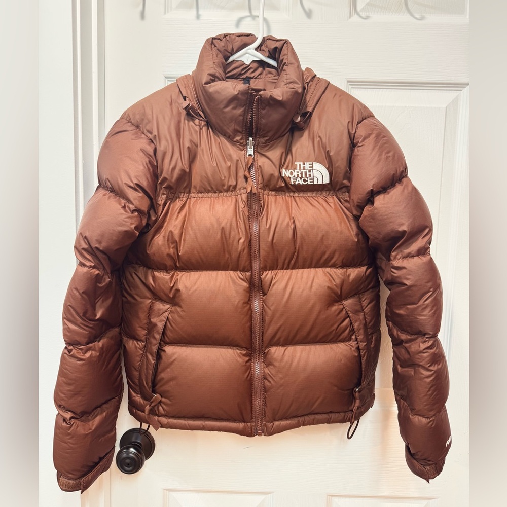 The North Face women’s nuptse puffer in Dark Oak XS